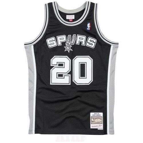 Maillot San Antonio Spurs Manu Ginobili #20 Mitchell & Ness finition premium