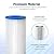 5 Micron Pleated Polyester Sediment Water Filter & 5 Micron CTO Carbon Block Water Filter 10"x2.5", Whole House Pre-Filter Universal Replacement Filter