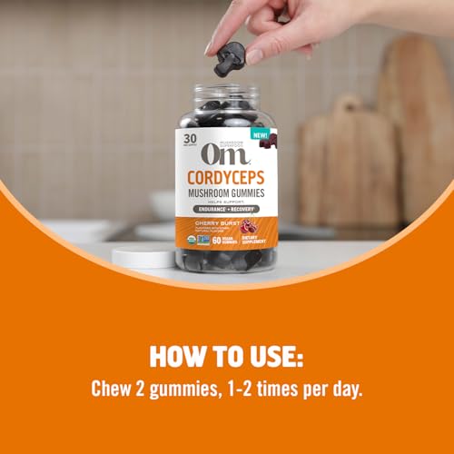 OM Mushroom Superfood Cordyceps Gummies