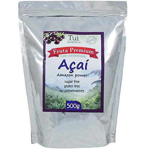 Açaí em Pó Premium 80%, TUI ALIMENTOS, 500 G