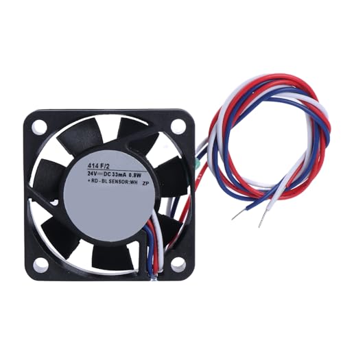 Yjcnelcr Inverter Coolers 414 F/2 4 x 4 x 1 cm 24 V 33 mA 0,8 W 3 pin 4 cm inverter ventola per inverter