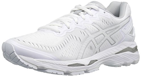 ASICS Women's Gel-Kayano 23 Running Shoe, White/Snow/Silver, 9.5 M US ASICS Women's Gel-Kayano 23 Running Shoe, White/Snow/Silver, 9.5 M US