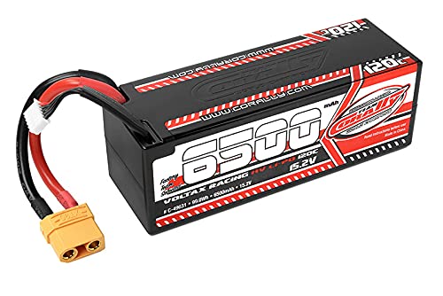 Corally Voltax 6500 Mah 15.2v HV 4S Hard Case RC Car LiPo Battery w/ XT90