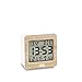 Produktbild ADE Funkwecker CK1705. Digitale Uhr mit DCF Zeitsignal, Gehäuse mit echtem Bambus, LCD-Display, Thermometer für Raumtemperatur, Schlummerfunktion und Kalender. Inklusive Batterie