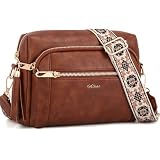 HILAEX Bolso bandolera para mujer, marrón