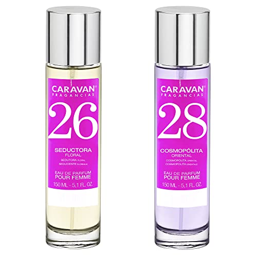 Set de 2 Perfumes Caravan Para Mujer Nº28 y Nº 26