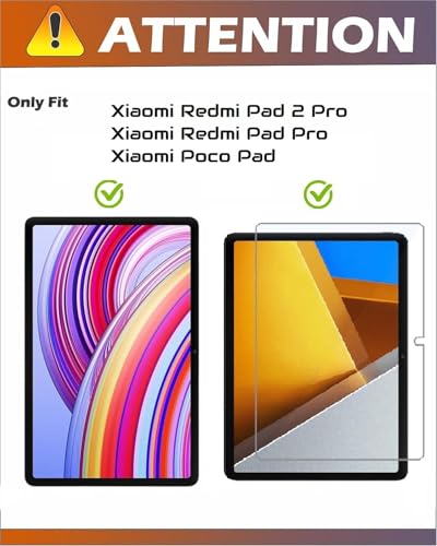 Image of Matte Screen Guard Compatible With Xiaomi Poco Pad /Poco Pad M1 / Redmi Pad Pro /Redmi Pad 2 Pro /Xiaomi Pad2 Pro Tab (12.1 inch Inch Tablet) Not a Tempered Glass Screen Protector