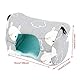 Cikonielf Hängematte für Ratten/Kleinnager, Hamster, Frettchen, Ratte - Grau, Leinen, L 14 x B 14 x H 18 cm