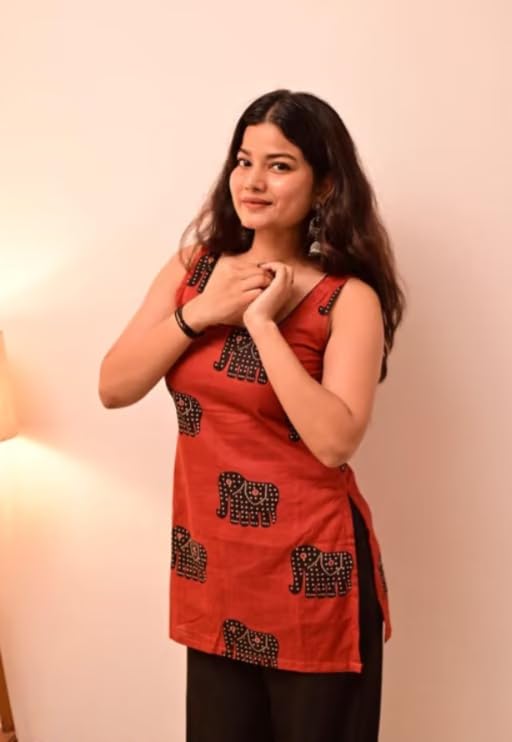 Image of Floral Printed Kurta, Full Sleeve