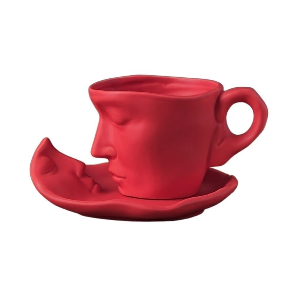 Tasse à café et soucoupe à fleurs cadeau idéal thé l'après-midi