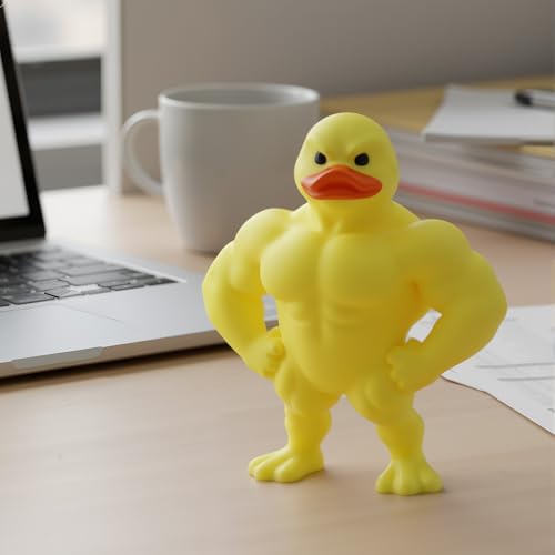 Figurilla de Pato Musculoso Novabright 7x6x2.5 cm miniatura 4