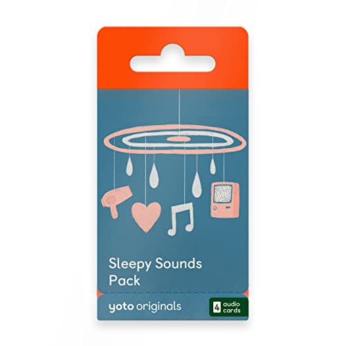 Image of Yoto Sleepy Sounds Pack – 4 Kids Audiobook Cards for Use with Player & Mini All-in-1 Audio Device, Screen-Free Listening with Relaxing White Noise Sound Effects for Naptime Bedtime & Winding Down