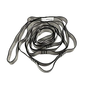 WEBSUKA Stretching Strap Yoga Strap,10 Loops Yoga Stretch Strap,Non-Elastic Stretch Band Helps Women and Men Improve…