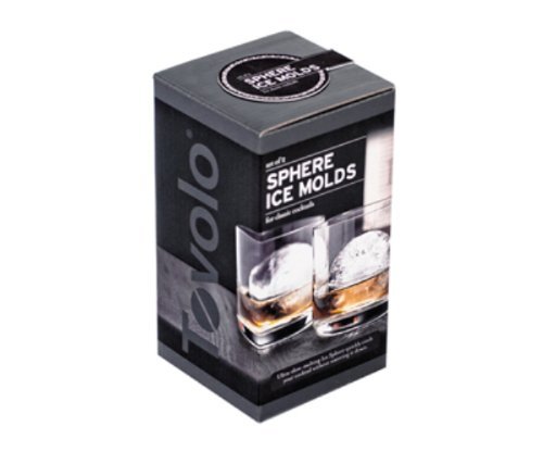 Set 2 Formas Em Silicone Esferas De Gelo Tovolo