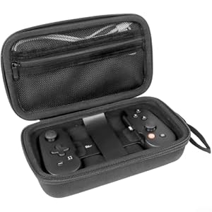 Zeroupshop Hard For EVA Storage Case, for Backbone Pro 1st & 2nd Gen, Compact Portable Protective Shell with Mesh Pocket for Gaming Controller Accessories