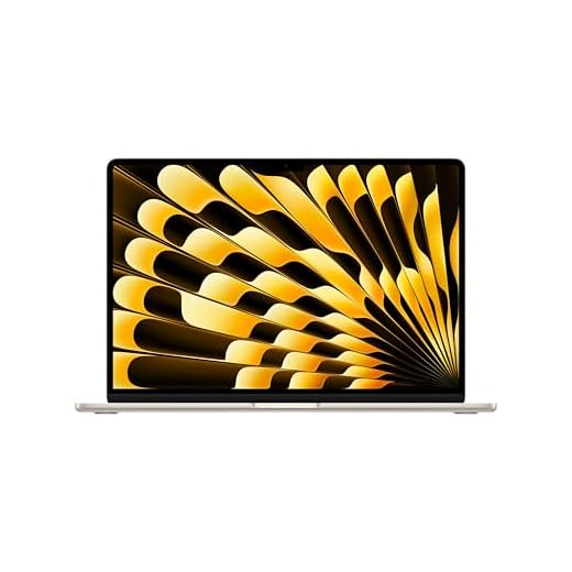 Apple MacBook Air 15-inch Laptop with M5 chip: Built for AI, 15.3-inch Liquid Retina Display, 16GB Unified Memory, 512GB SSD, 12MP Center Stage, Touch ID, Wi-Fi 7; Starlight