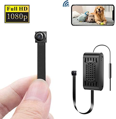 Wireless Hidden Camera, Eslibai WiFi Hidden Camera with Motion Detection, HD 1080P for iOS iPhone Android Phone App Remote View, Support 128GB SD Card (V089)