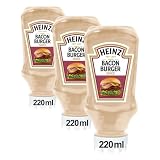 Heinz Salsa Bacon Burger 220ml (Paquete de 3)