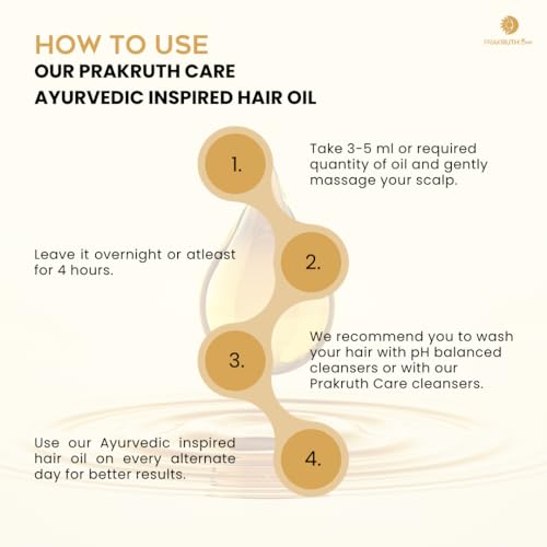 Image of Ayurvedic Inspired Anti Dandruff Hair Oil, 80 ml, Infused with Ginger, Tulsi, Amla, Neem