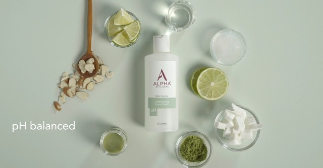 alpha refreshing face wash