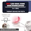 Red Light Oral Device - Advanced Gum Therapy and Toothache Relief Solution - with 16 LED Lights. Includes USB and Android Adapters for Convenient Use