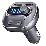 【2 puertos USB】Una es para reproductor música en USB; el otro puerto de carga USB 5V/2.1A eficientemente carga su dispositivo iOS o Android completamente. Disfruta de la transmisión estéreo en el automóvil y carga tu dispositivo inteligente al mismo tiempo.
