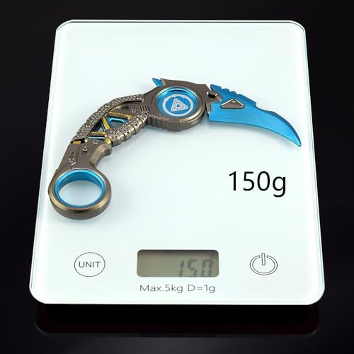 ラプターズクロー スタンド付き 15cm 近接ナイフ エーペックスレジェンズ コスプレ用 apex グッズ 武器 模型 装備品 観賞用 ハロウィン (ブルー) [並行輸入品] [2]
