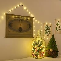Wiederaufladbare LED-Lichterkette – USB-betriebene Kupferdraht-Lichter für Schlafzimmer, Hochzeiten, DIY-Dekoration und Weihnachten(1Stück) – Ansicht 7