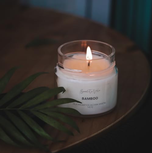 Vela aromática Bamboo 145 g - Bendita Vela
