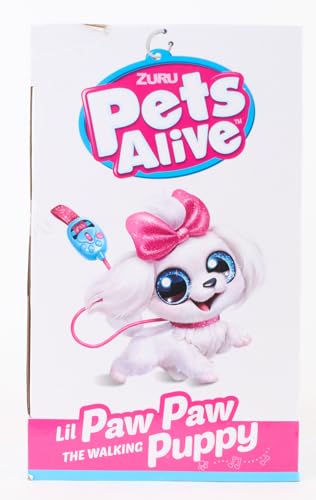 Pets Alive 9531-UP Lil' Paw The Walking Puppy By Zuru Interactive Dog That Walk, Waggle, And Barks, Interactive Plush Pet, Electronic Leash, Soft Toy thumb #11