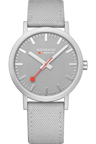 Imagen de Mondaine Reloj Analógico para Hombres de Cuarzo con Correa en Tela A6603036080SBH