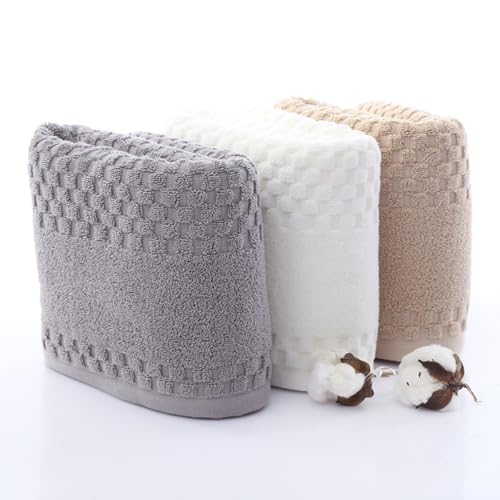 Toalla de baño Anneome de algodón absorbente caqui para bebés y niños 8