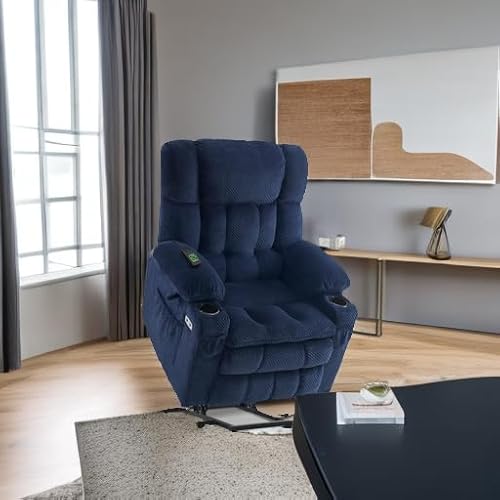 Mcombo 6160-7890FABRIC Dual Motor Power Lift Recliner Chair thumb #1