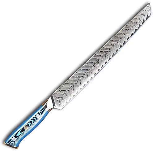 プレゼント無し刺身包丁VG1073層ダマスカス筋引き両刃柳包丁 - 柳刃包丁 