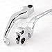 KiWAV Slotted 2 Chrome Hand Control Brake & Clutch levers Chrome Compatible for Harley '96-'03 XL '96-'17 Dyna '96-'14 Softail '96-'07 Touring