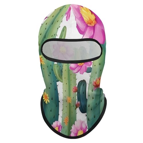 Balaclava Mask for Men Ski Mask for Women Cactus Flower Full Face Mask Face Cover for Cycling, 1, Style miniatura 7