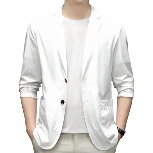 Blazer de sport homme stretch veste casual deux boutons manteau léger