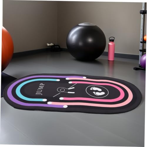 Jump Rope Mat Large 31.5x19.3 Inch Non-slip Shock Absorption miniatura 6