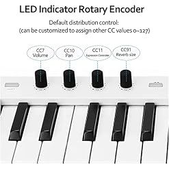 WKLIANGYUANPING Clavier de Piano 37 Keys multifonisation Midi Piano électronique Portable Clavier - Les Beatles, Paul McCartney, John Lennon, RIngo Starr, George Harrison WKLIANGYUANPING Clavier de Piano 37 Keys multifonisation Midi Piano électronique Portable Clavier – Image 5