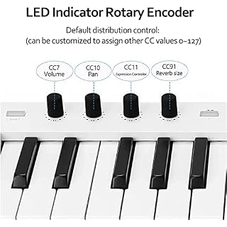 WKLIANGYUANPING Clavier de Piano 37 Keys multifonisation Midi Piano électronique Portable Clavier - Les Beatles, Paul McCartney, John Lennon, RIngo Starr, George Harrison WKLIANGYUANPING Clavier de Piano 37 Keys multifonisation Midi Piano électronique Portable Clavier – Image 5
