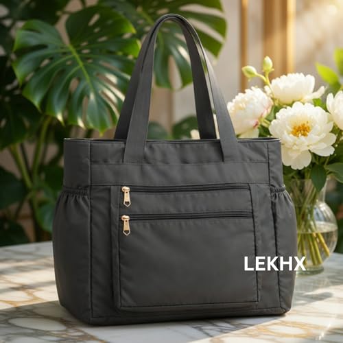 Image of LX LEKHX Women's Tote Bags - Stylish Handbags for Office, College & Party Use | Spacious & Trendy Shoulder Bag for Work, Casual & Evening | Durable, Lightweight & Fashionable Tote for Women