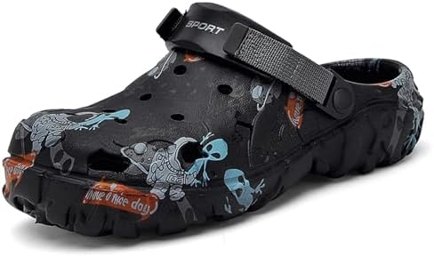 Heren gesloten teen outdoor strand sandaal, zomer duurzaam handige schoen gesp gesloten teen sandalen, comfortabele verstelbare hielband lederen