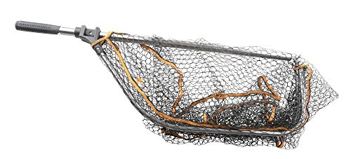 Savage-Gear-Pro-Folding-Rubber-Large-Mesh-Landing-Net-L-65x50cm-Kescher-Angelkescher-Fischkescher-Unterfangkescher-Raubfischkescher-Hechtkescher