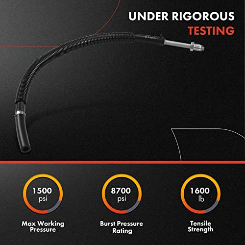 A-Premium Power Steering Hose Return Line Hose Assembly Compatible with Dodge Durango 1999-2003 Dakota 1992-2003 3.9L 5.2L 5.9L Without Cooler - Thumbnail 2