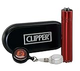 Clipper Full Metal Red Devil Lighter with RPD Lighter Lasso