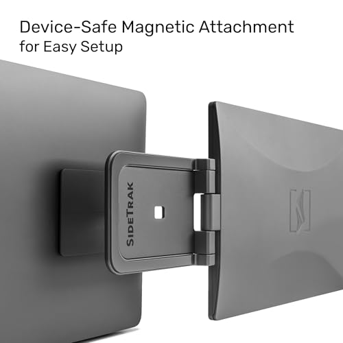 Image of SideTrak Swivel 14 inch Portable Monitor for Laptop, Screen Extender with Patented Swivel Hinge, Attachable Travel Monitor, Dual Screen FHD Display, USB-C & HDMI, (Dark Gray)
