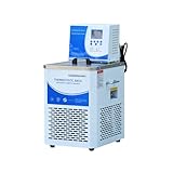 VORNIXON Laboratory Chiller Circulator -5℃ to 100℃, Water Chiller for Low Temperature Cooling, LCD Display, 304 Stainless Steel Recirculating Pump for Vacuum Chambers & Under Sink Applications (6L)