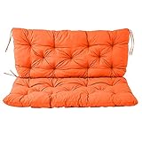Schaukelstuhlkissen für den Außenbereich mit Rückenlehne, weiches Bankkissen, Sitzpolster für Lounge-Sofa und Bank im Innen- und Außenbereich, inklusive Bändern zur sicheren Befestigung