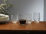 Mikasa Cheers Stemless Verre à vin, 17-Ounce, Ensemble de 4