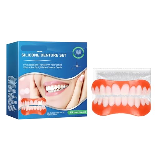 Silicone Denture Set For Teeth Beauty, Natural Smile, Covers Gaps, Comfortable Material, Easy To Use(1PC)